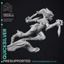 Quicksliver - Fey Fighter - PRESUPPORTED - 32mm Scale