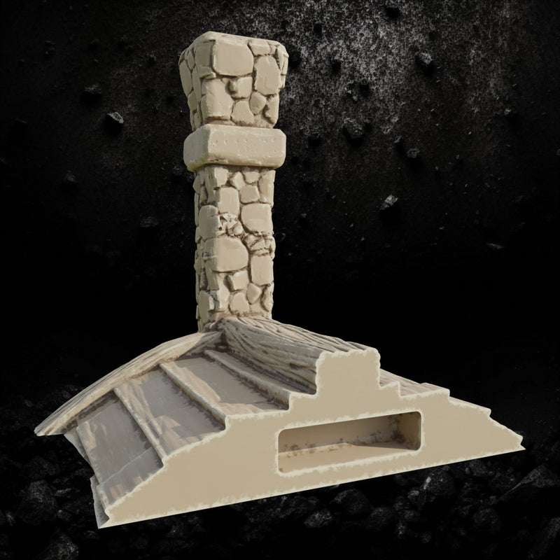 Retbury House 2 - Fantasy Village Terrain STL, DnD & Wargaming Scenery