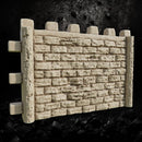 Complete Modular Stone Wall System with Castle Gate - Fortress Terrain STL for DnD & Wargaming