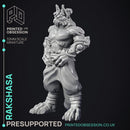 Rakshasa - Medium Demon - PRESUPPORTED - Hell Hath No Fury - 32 mm Scale