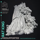 Rat King - Undead Cryptid - Cryptids of the Darkwoods -  PRESUPPORTED - Illustrated and Stats - 32mm scale