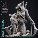Rat Ninja - Assassin - PRESUPPORTED - 32mm scale