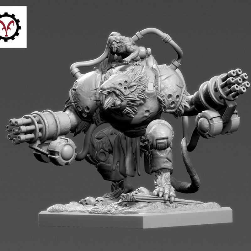 OGRE RAT WITH RATTLING GUN - Only-Games