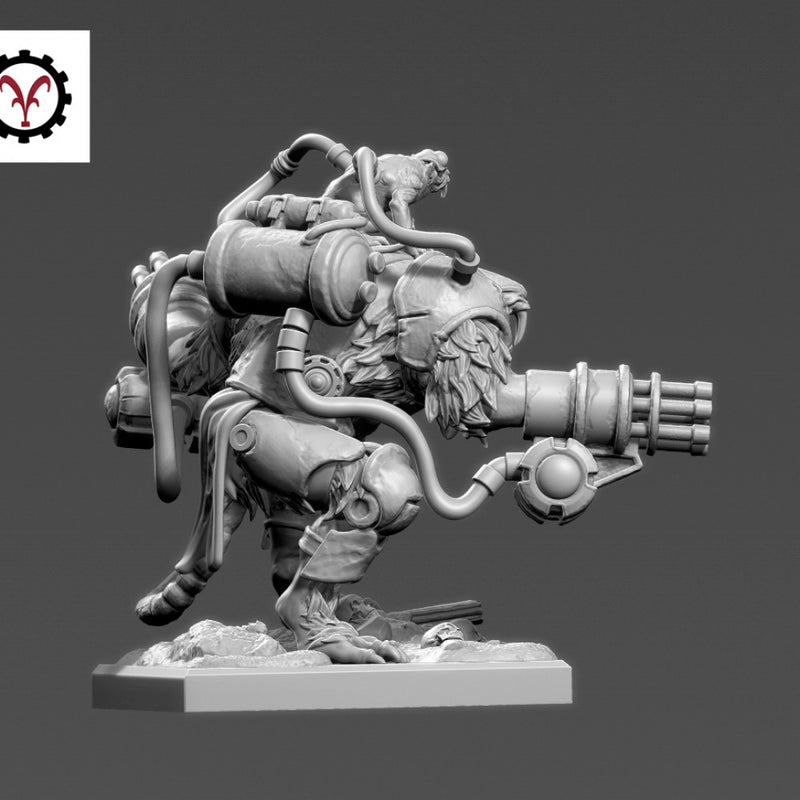 OGRE RAT WITH RATTLING GUN - Only-Games