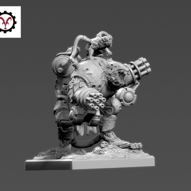 OGRE RAT WITH RATTLING GUN - Only-Games