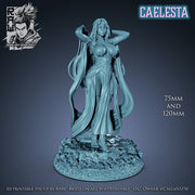 Caelesta - 75mm and 120mm Pin-Up (NSFW) - STL only - Only-Games