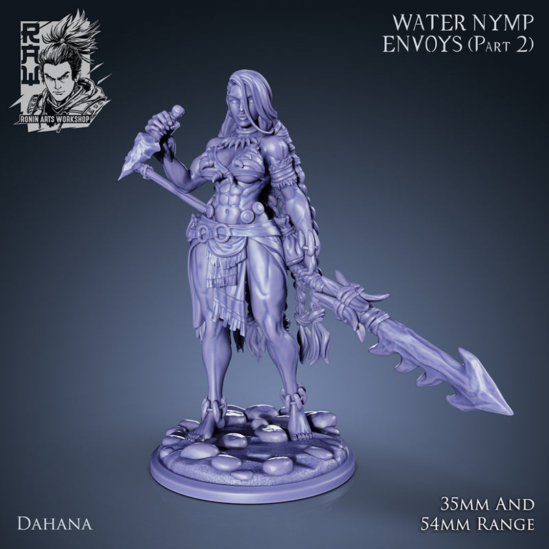 Dahana The Hunter - Dual form (Mermaid) - 54mm - Only-Games