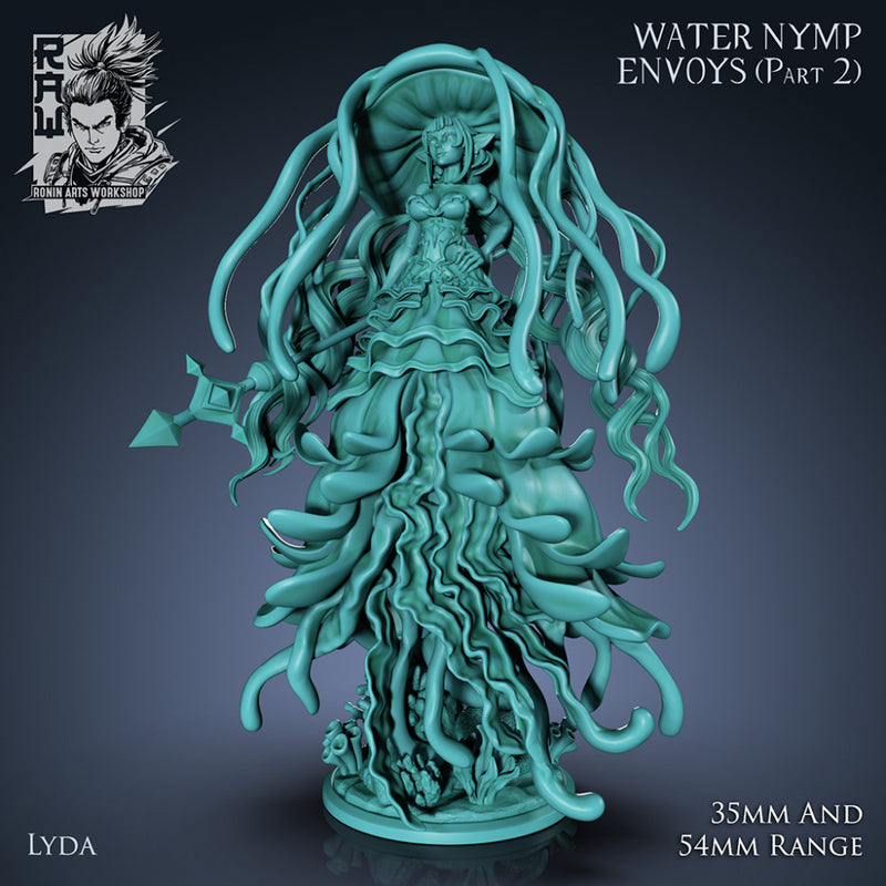 Lyda The Conjurer - Dual Form (Mermaid) - 54mm - Only-Games