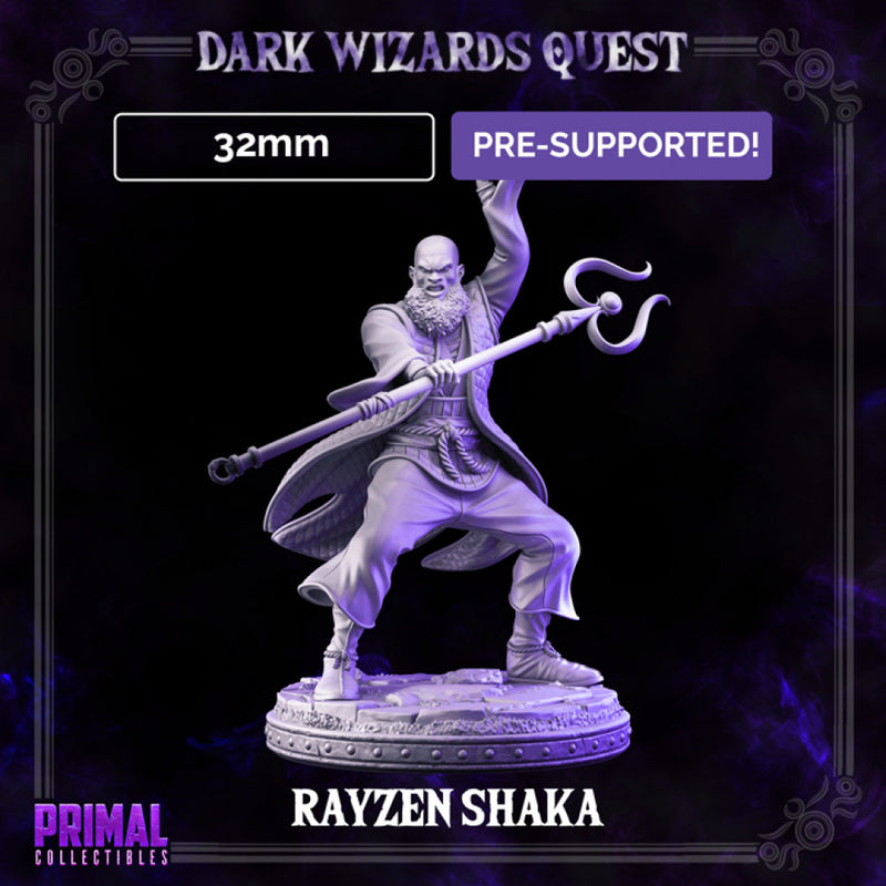 5 miniatures - 32mm - Classic RPG game enemies bundle - DARK WIZARDS - MASTERS OF DUNGEONS QUEST - Only-Games