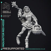 Red hood - Iron Inquisitor- 4 Models - PRESUPPORTED - 32mm Scale - Only-Games