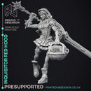 Red hood - Iron Inquisitor- 4 Models - PRESUPPORTED - 32mm Scale