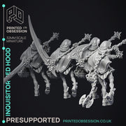 Red hood - Iron Inquisitor- 4 Models - PRESUPPORTED - 32mm Scale - Only-Games
