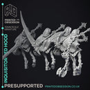 Red hood - Iron Inquisitor- 4 Models - PRESUPPORTED - 32mm Scale