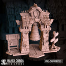 Bell Tower, directional sign and bulletin board - Only-Games