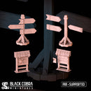 Bell Tower, directional sign and bulletin board - Only-Games