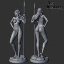 18K Anatomy - Elf with a spear - Only-Games