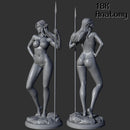 18K Anatomy - Elf with a spear - Only-Games