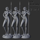 18K Anatomy - Elf with a spear - Only-Games