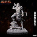 4 miniatures - 32mm - Heroes of the Blade - DRAGONBLADE - Only-Games