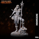 4 miniatures - 32mm - Heroes of the Blade - DRAGONBLADE - Only-Games