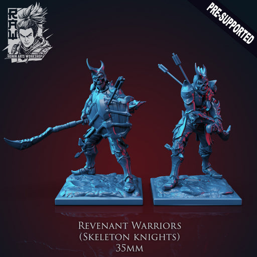 Revenant Warriors - Skeleton Knights - STL only - Only-Games