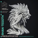 Rhan-Tegoth - The Wondering Desert -  PRESUPPORTED - Illustrated and Stats - 32mm scale