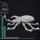 Rhino Beetle Steel defender - Artificer Construct - PRESUPPORTED - 32mm Scale