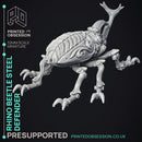 Rhino Beetle Steel defender - Artificer Construct - PRESUPPORTED - 32mm Scale