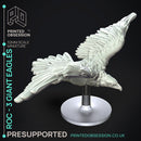 Roc - 3 Giant Eagles - PRESUPPORTED - 32mm scale