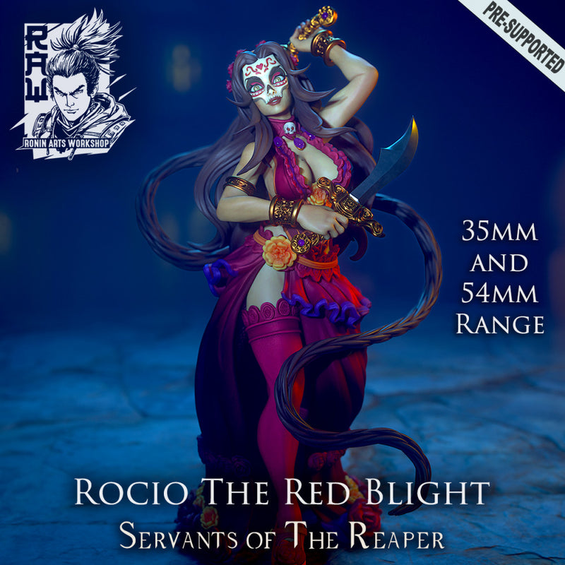 Rocio The Red Blight - Dia De Muertos Assassin - STL only - Only-Games