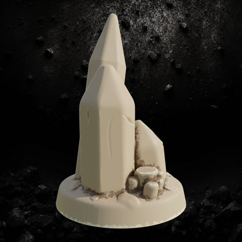 Rock Set - Wilderness Terrain STL, DnD & Wargaming Scenery