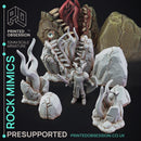 Rock Mimics - Enviroment traps - PRESUPPORTED - 32mm Scale