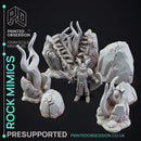 Rock Mimics - Enviroment traps - PRESUPPORTED - 32mm Scale