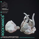 Rock Mimics - Enviroment traps - PRESUPPORTED - 32mm Scale