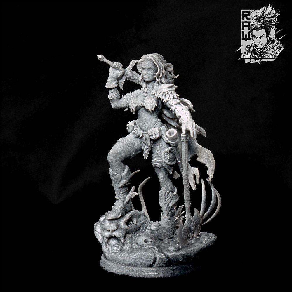Render Rodica Comics Rodica The Ruthless - Female Barbarian - 54mm - Ronin Arts Workshop ...
