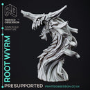Root Wyrm - Wood Dragon - PRESUPPORTED - 32mm Scale