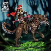 Rosa and Cesaire - Red Riding Hood and Wolf - STL only - Only-Games