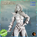Sword Blade Pirate Rosetta - Sword Blade Pirate - 75mm + 35mm Scale