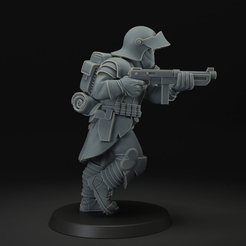 Shock trooper and trench cleaner variation