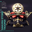 Samuri Stormtrooper Helm - Star Wars Fanart - 10cm toy