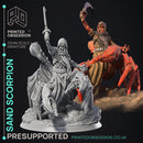 Desert Walker & Scorpion - 2 Models - Were Folk -  PRESUPPORTED - Illustrated and Stats - 32mm scale