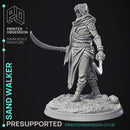 Desert Walker & Scorpion - 2 Models - Were Folk -  PRESUPPORTED - Illustrated and Stats - 32mm scale