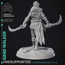 Desert Walker & Scorpion - 2 Models - Were Folk -  PRESUPPORTED - Illustrated and Stats - 32mm scale