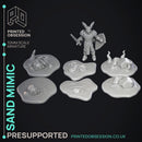 Sand Mimic - 6 Models - Wondering Desert - PRESUPPORTED - Illustrated and Stats - 32mm scale
