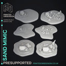 Sand Mimic - 6 Models - Wondering Desert - PRESUPPORTED - Illustrated and Stats - 32mm scale