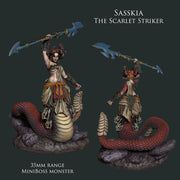 Sasskia The Scarlet Stryker - STL only - Only-Games