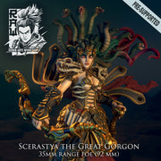 Scerastya The Great Gorgon - STL only - Only-Games