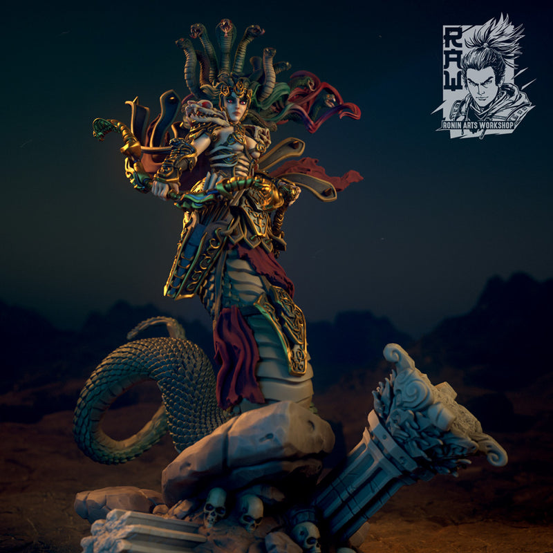 Scerastya The Great Gorgon - STL only - Only-Games