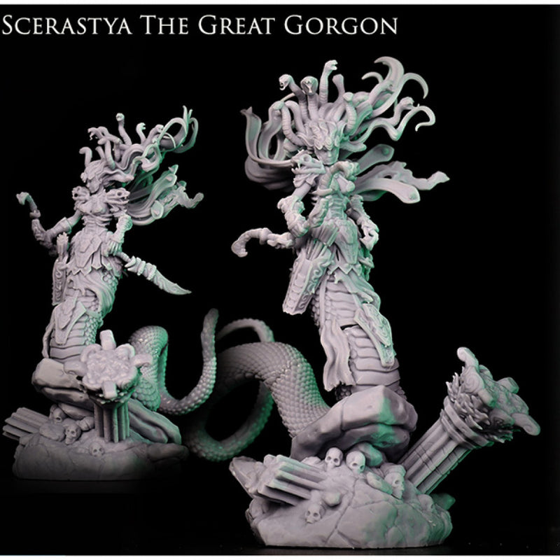 Scerastya The Great Gorgon - STL only - Only-Games