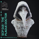 SCP-049 - The plague Doctor - Fan Art Bust - 10cm